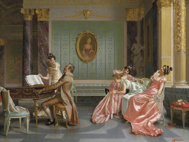 The Recital, c.1898, Oil on Canvas