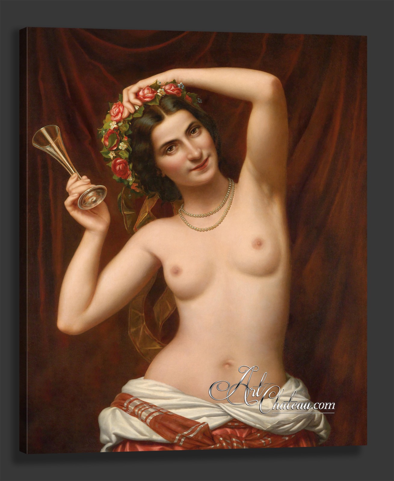 Nymph of the Bacchantes, after Painting by Giovanni Zara