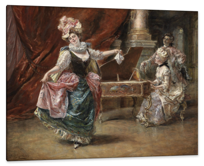 The Dance Performance, c.1874, Oil on Canvas