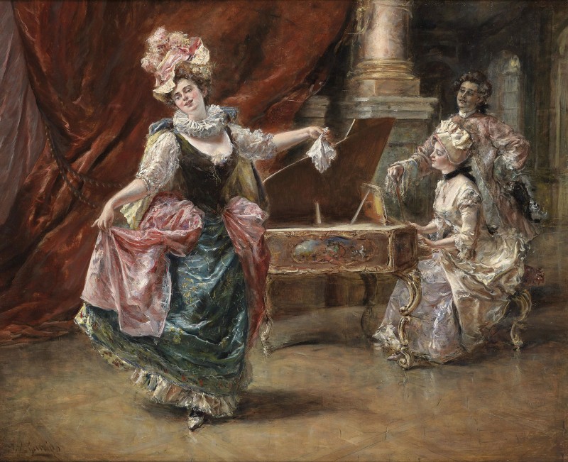 The Dance Performance, c.1874, Oil on Canvas