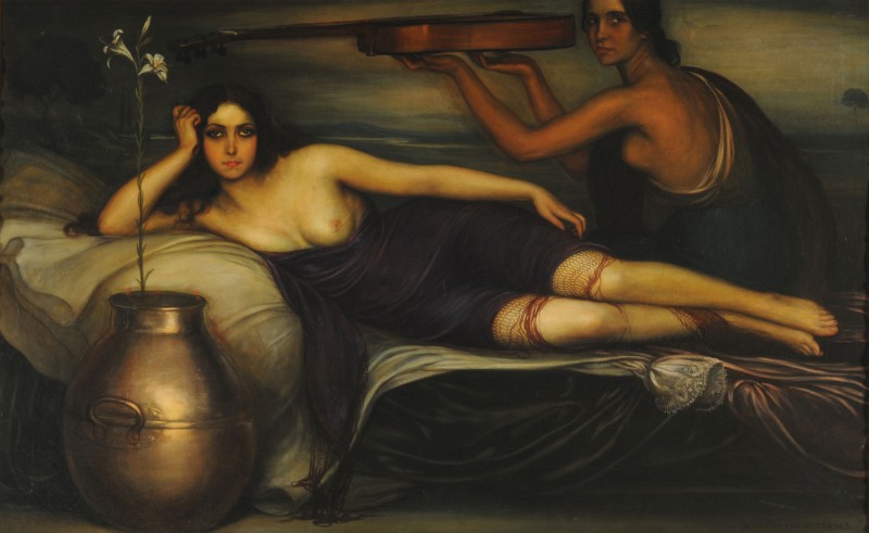 Musidora, c.1910, Oil on Canvas