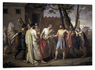 Cincinato Passing Laws to Rome, c.1850, Oil on Canvas