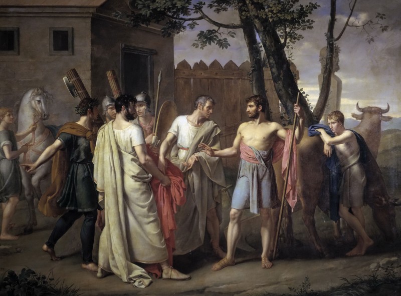 Cincinato Passing Laws to Rome, c.1850, Oil on Canvas