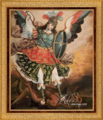 Saint Michael the Archangel, Cuzco School