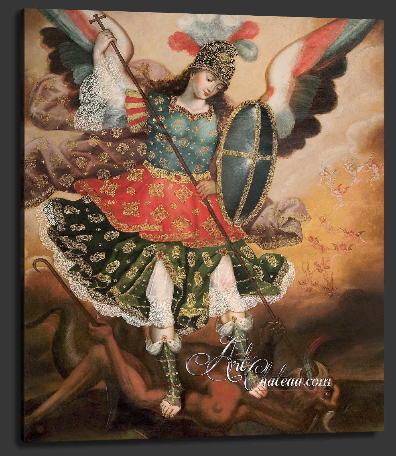 Saint Michael the Archangel, Cuzco School