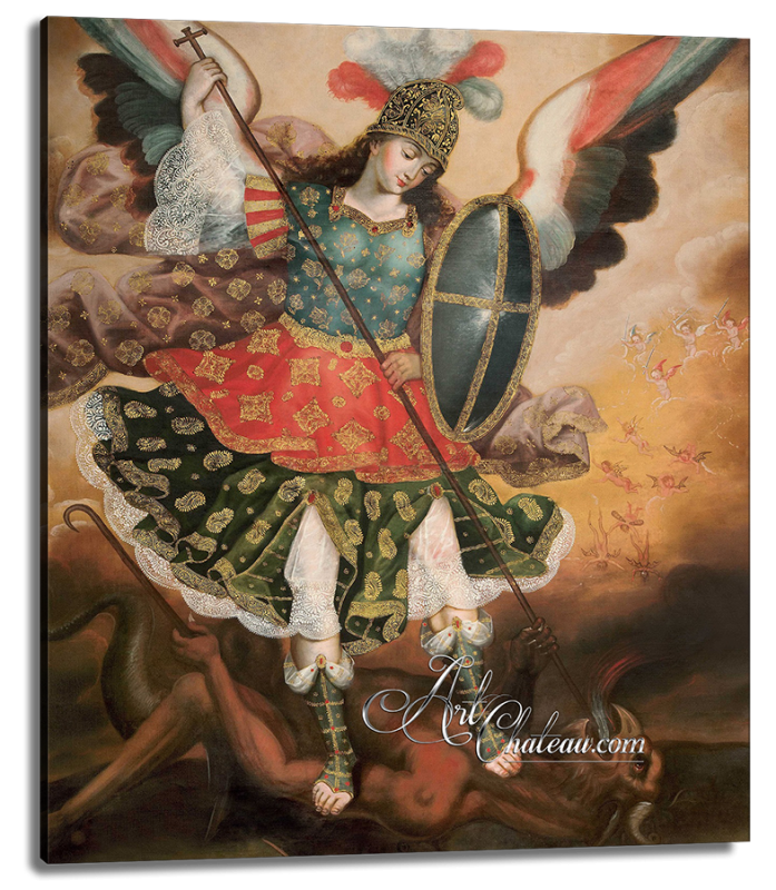 Saint Michael the Archangel, Cuzco School