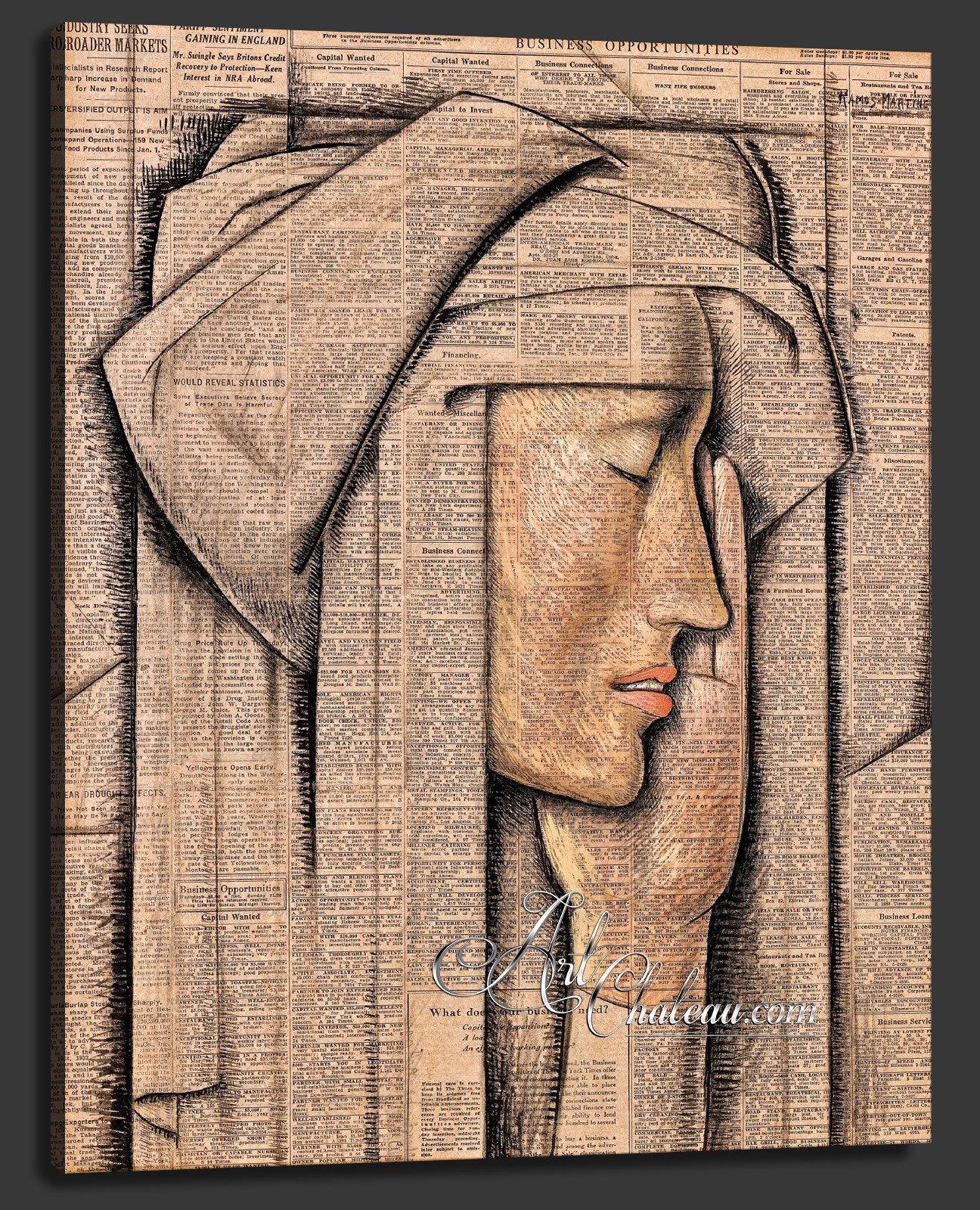 Head of a Nun, Alfredo Ramos Martínez