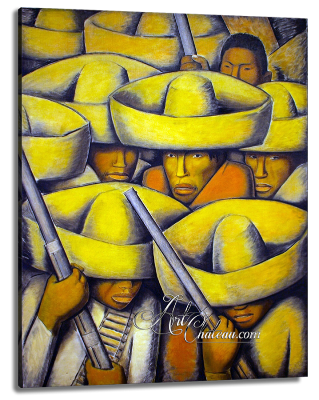 The Revolution, after Painting by Diego Rivera