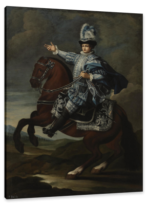 Equestrian Portrait of a Nobleman, c.17th Century, Oil on Canvas