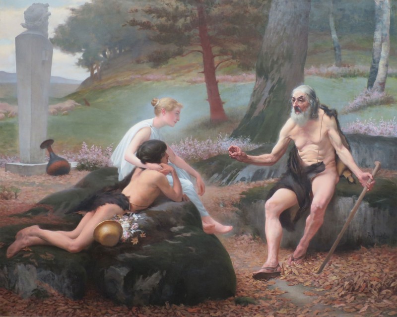 The Narrative of Philetas, c.1887, Oil on Canvas