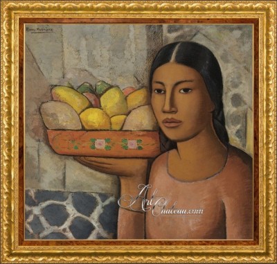 Spanish Colonial Painting, after Alfredo Ramos Martínez