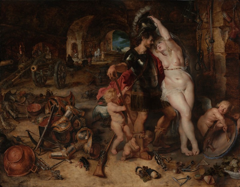 The Return from War Mars Disarmed by Venus, c.1612, Oil on Panel