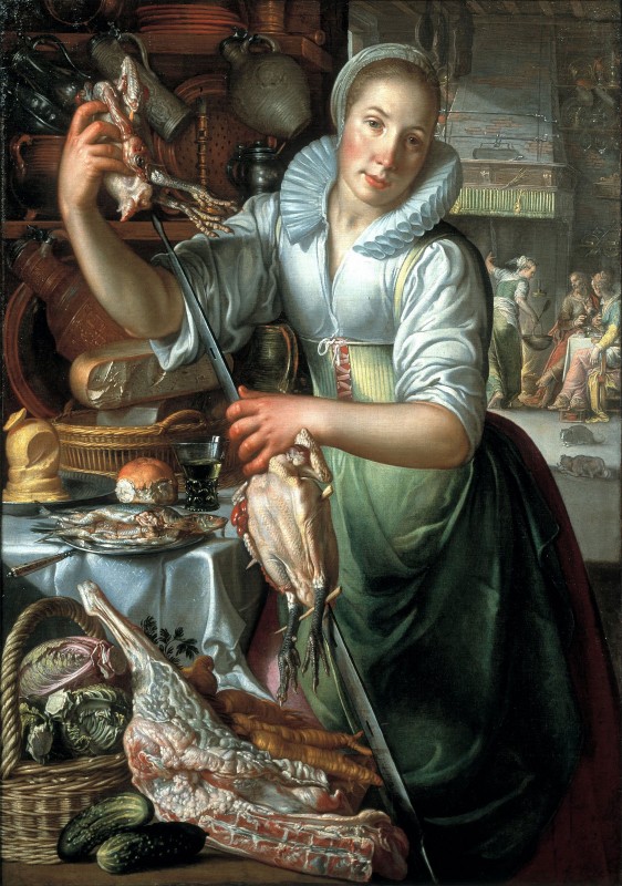 The Kitchen Maid, c.1568, Oil on Canvas