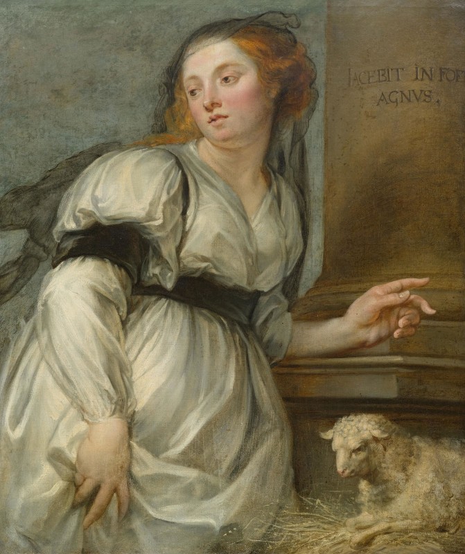Depiction of a Sibylle, c.1650, Oil on Panel