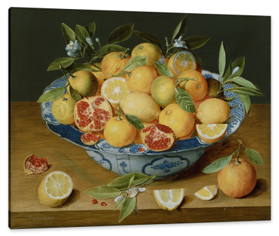 Still Life with Lemons, Oranges, and a Pomegranate, c.1640, Oil on Panel