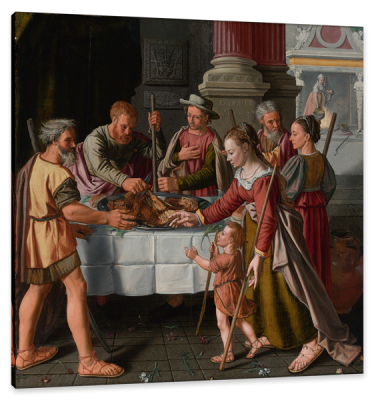 The First Passover Feast, c.1580, Oil on Canvas