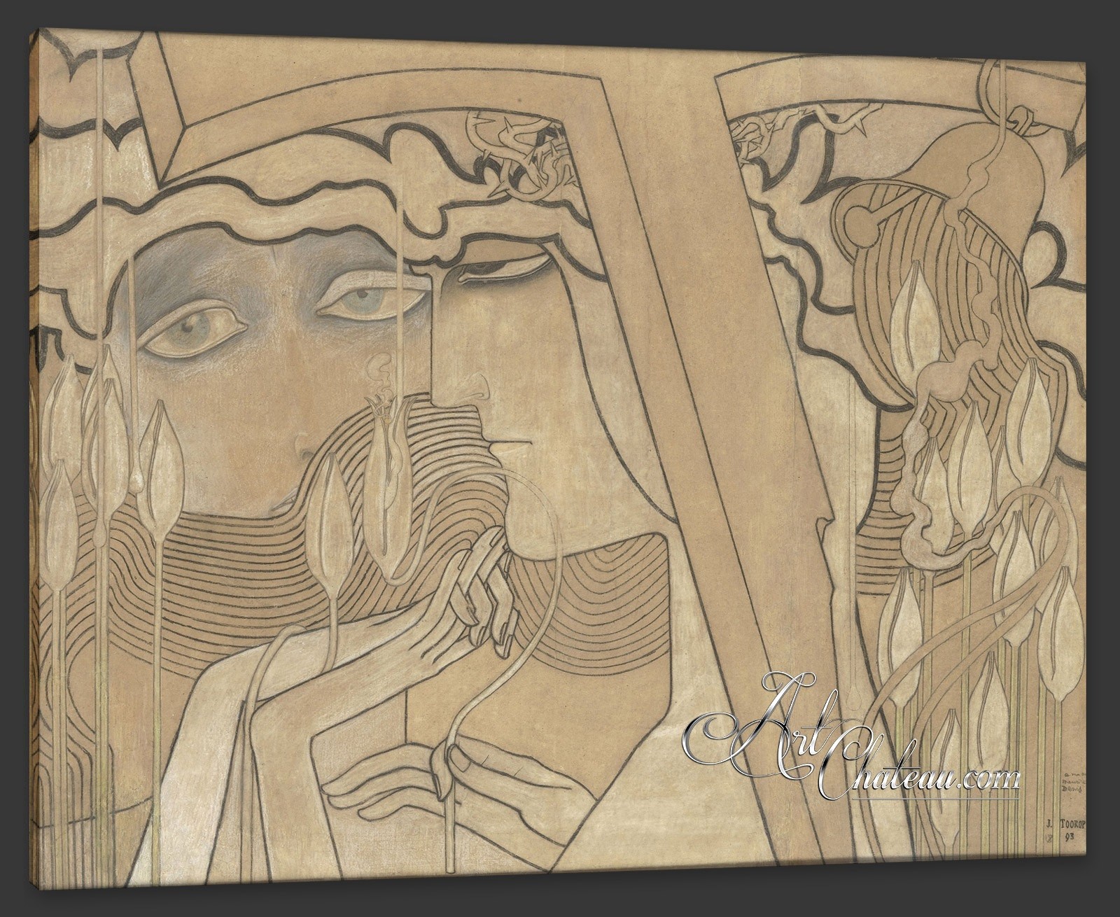 Desire and Satisfaction, after Pastel by Jan Toorop