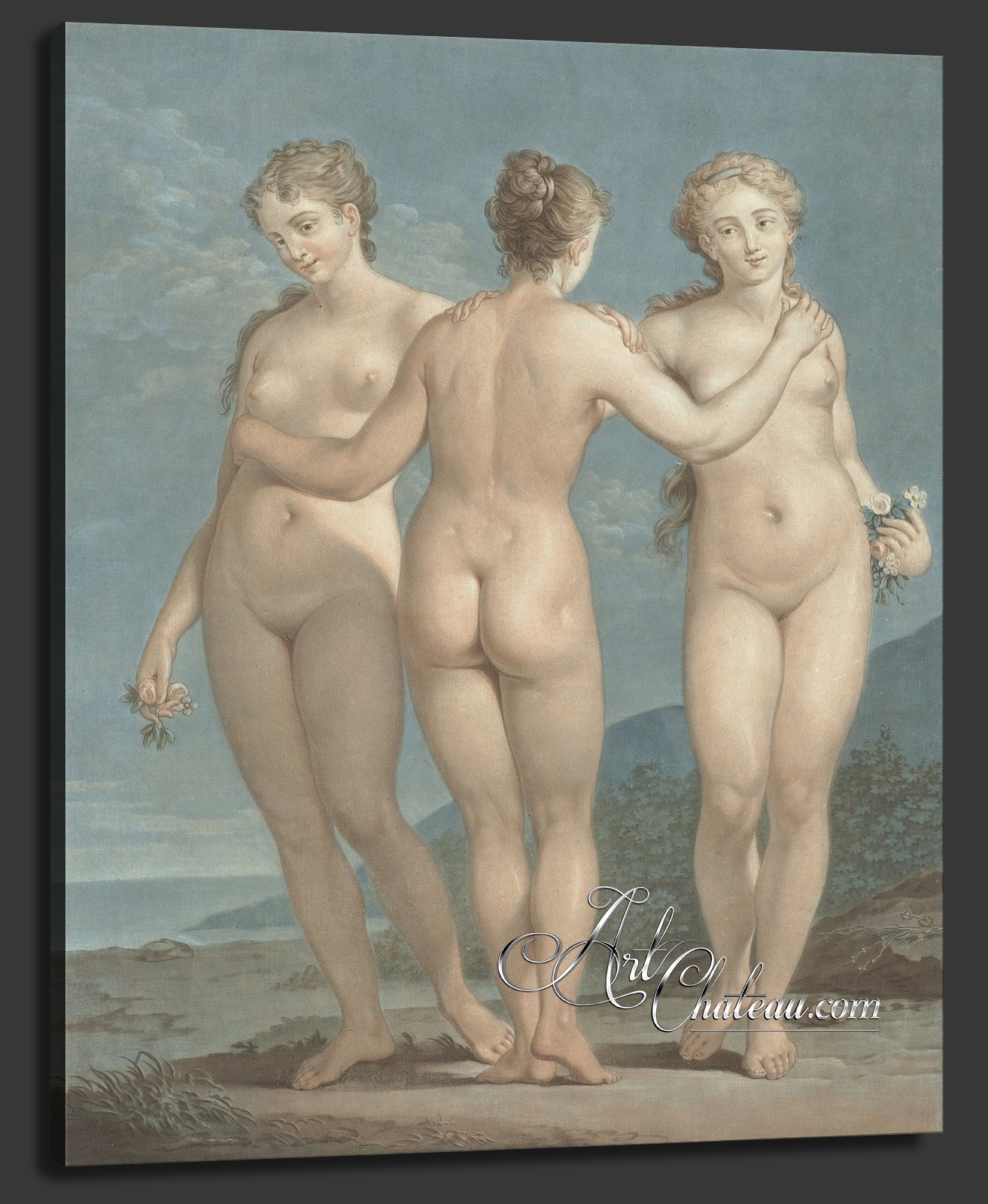 The Three Graces, after Jean-Francois Janinet