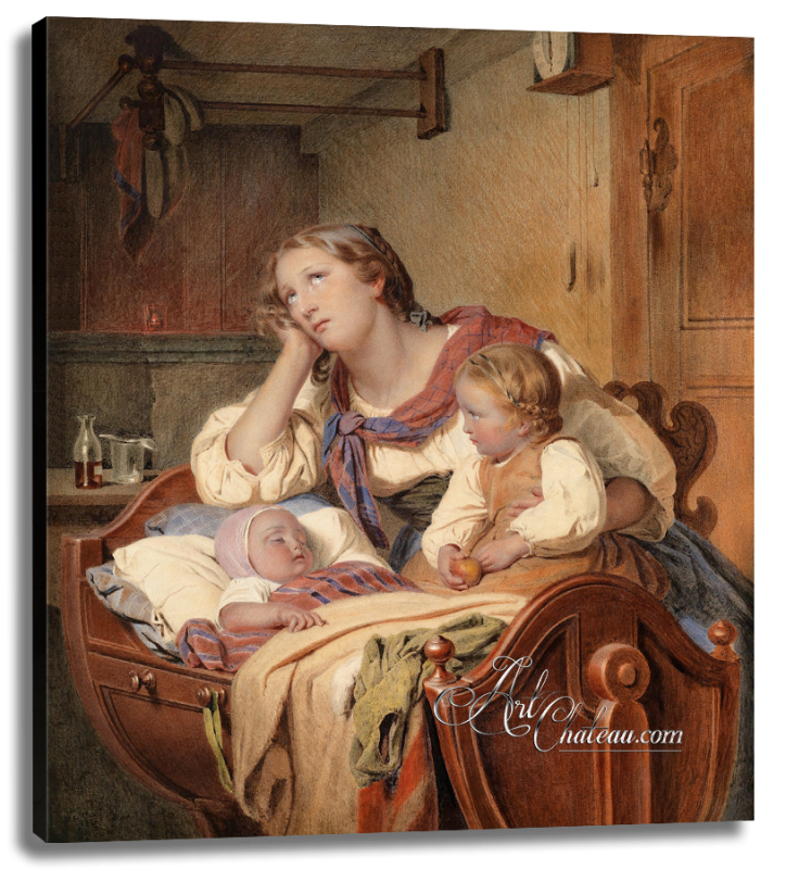 A family Idyl, after Johann Georg Meyer von Bremen