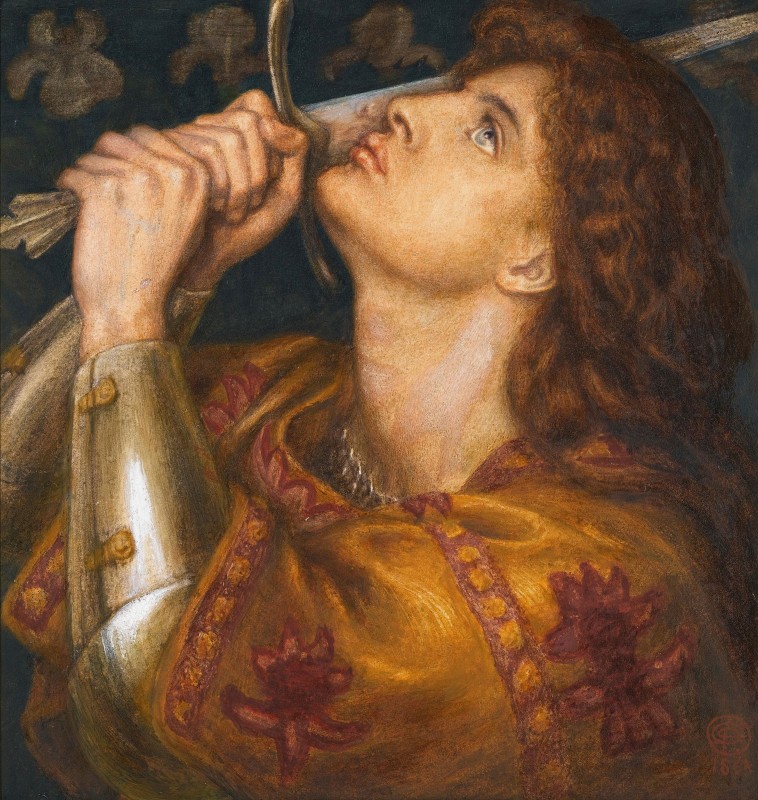 Joan of Arc, c.1864, Pastel on Board