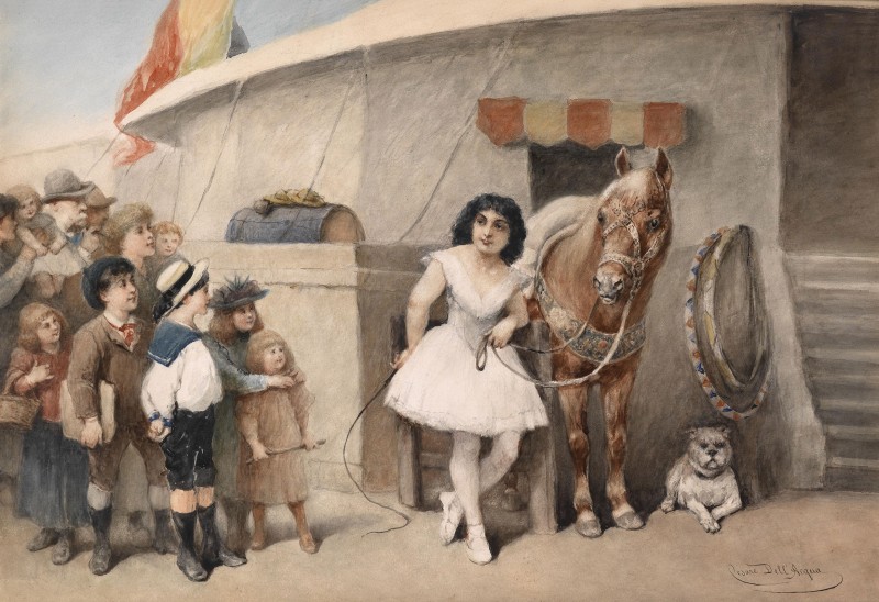 Circus Princess, c.1890, Watercolor on Parchment
