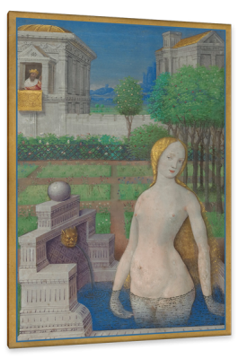 Bathsheba Bathing, c.1498, Tempera and gold on parchment