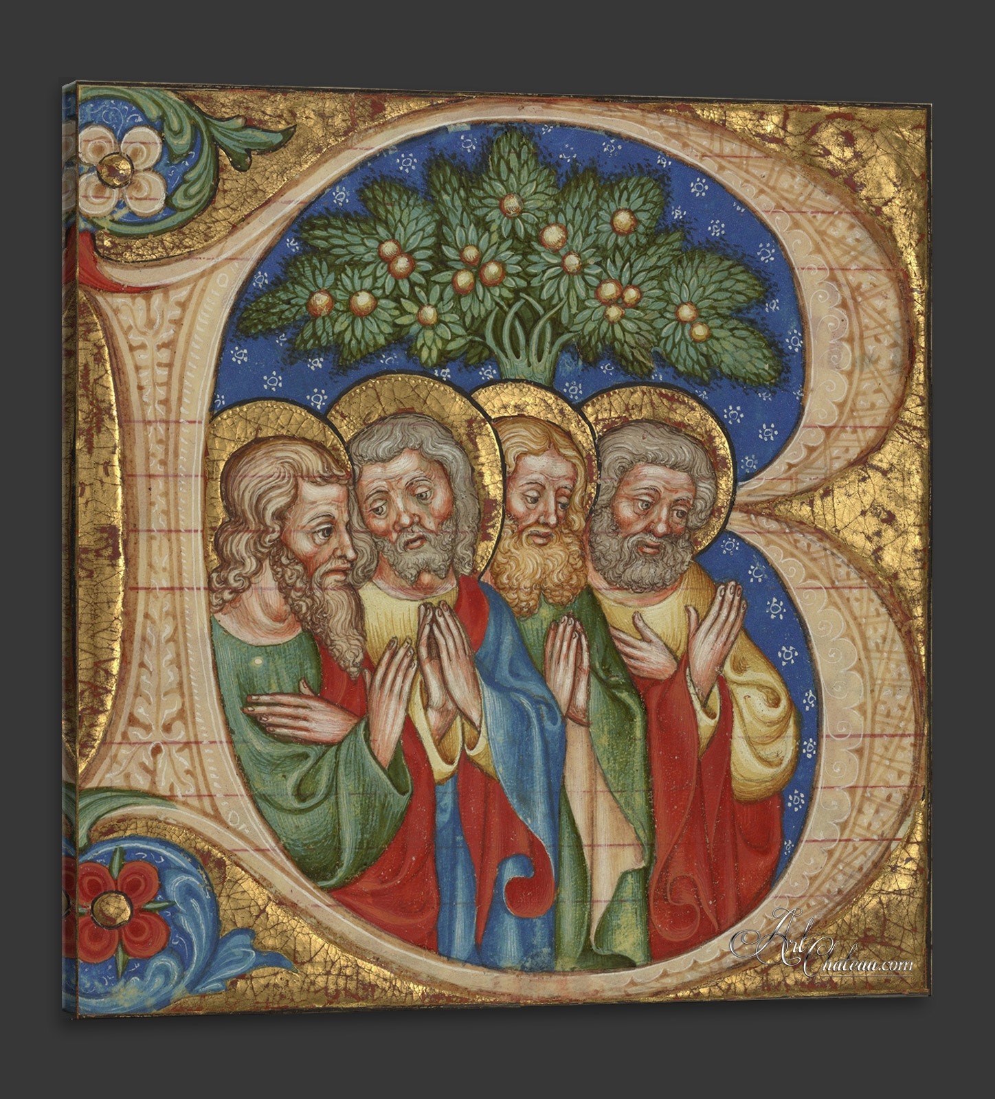 15th Century Illumination, after the Olivetan Master