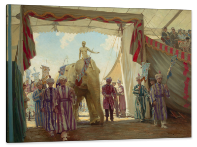 The Circus Pageant, c.1922, Oil on Canvas