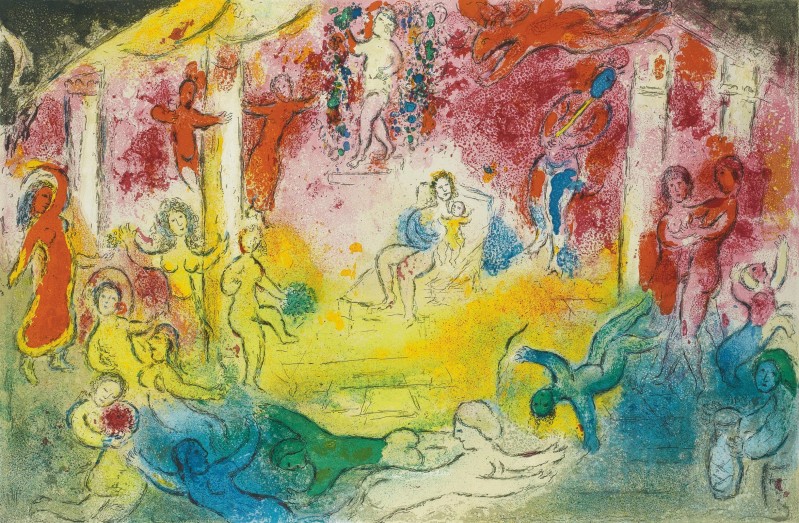 The History Of Bacchus, c.1961, Oil on Canvas