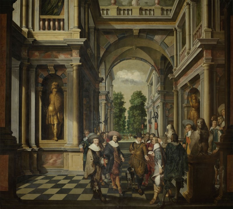 The Gallery of a Royal Palace, c.1633, Oil on Canvas