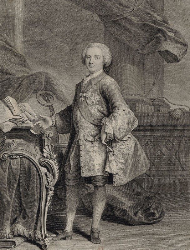 Portrait of Louis, Dauphin of France, c.1750, Engraving