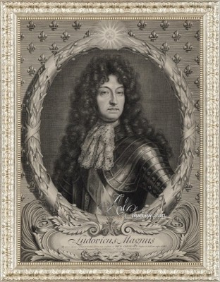 Portrait of Louis XIV of France, after Peter Vandrebanc