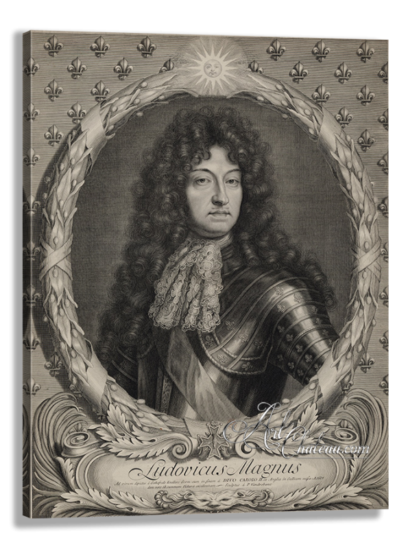 Portrait of Louis XIV of France, after Peter Vandrebanc