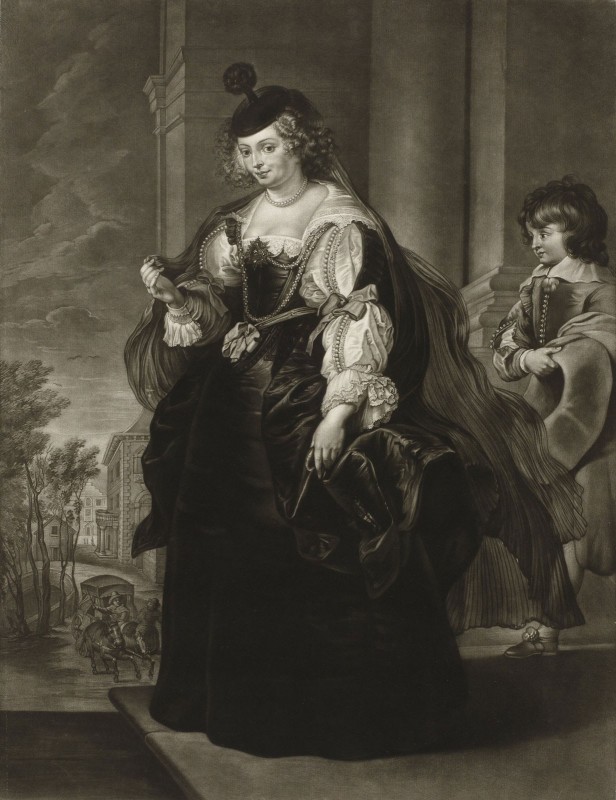 The Wife of Peter Paul Rubens, Helena Fourment, c.1776, Engraving