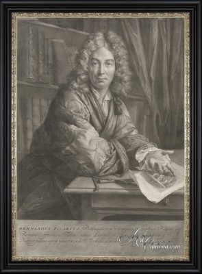 Portrait of Bernard Picart, after Nicolaas Verkolje