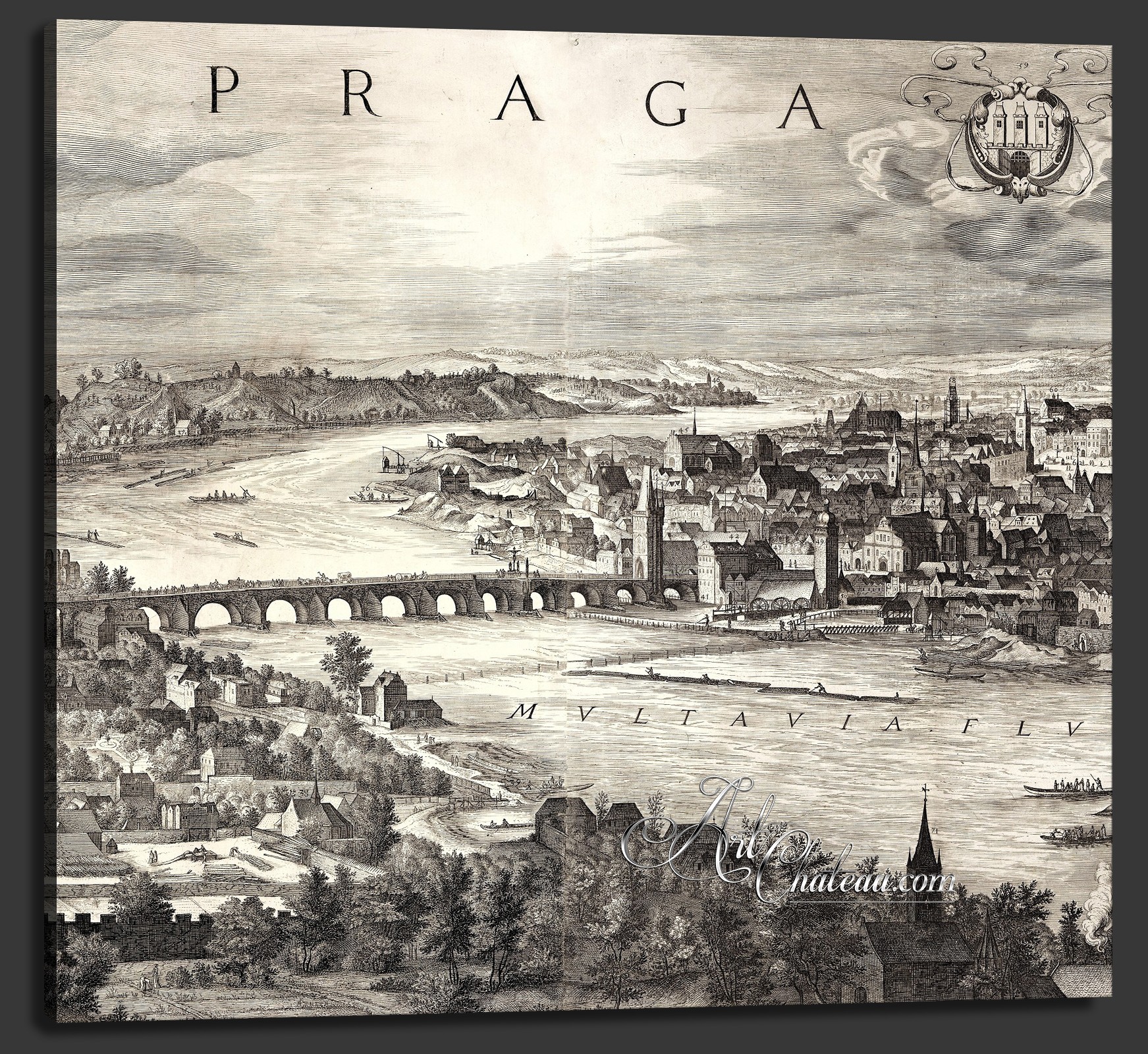 Prague, View of The Charles Bridge, after Anonymous Artist