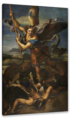 Saint Michael Vanquishing Satan, Le Grand Saint Michael, c.1518, Oil on Canvas