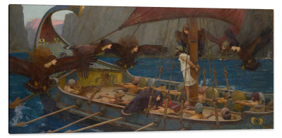 Ulysses and the Sirens, c.1891, Oil on Canvas