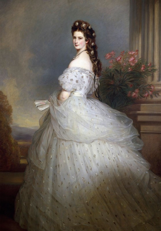 Empress Elisabeth of Austria, c.1865, Oil on Canvas