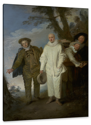 The Italian Comedians, c.1720, Oil on Canvas