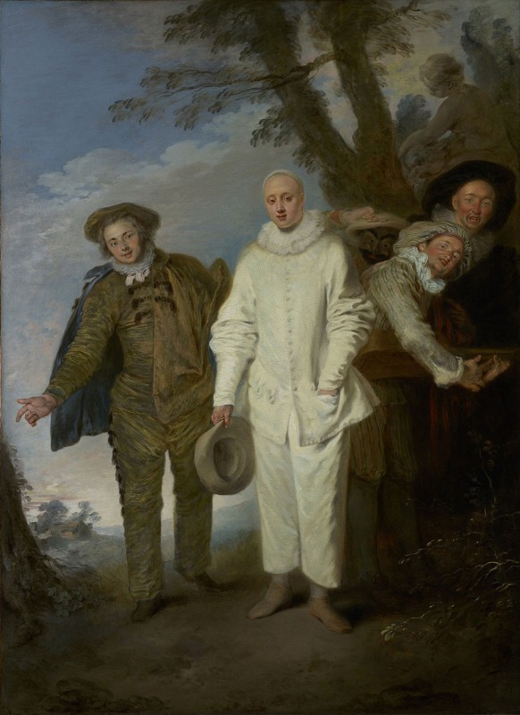 The Italian Comedians, c.1720, Oil on Canvas