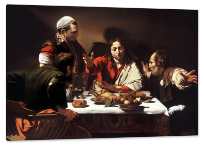 The Supper at Emmaus, c.1601, Oil on Canvas
