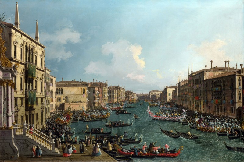 The Basin of San Marco on Ascension Day, c.1750,  Oil on Canvas