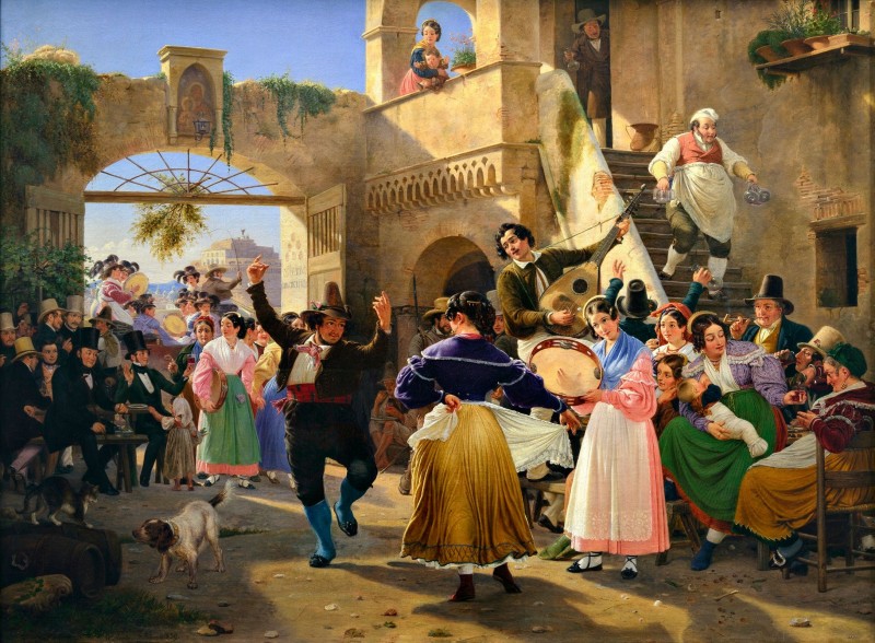 October Festival Outside the Walls of Rome, c.1839, Oil on Canvas