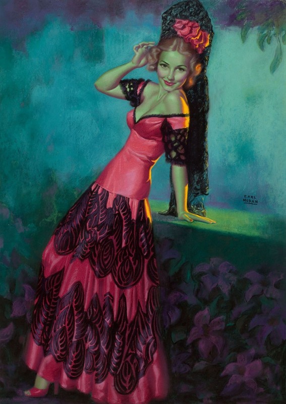 Fiesta Queen, c.1954, Oil on Canvas