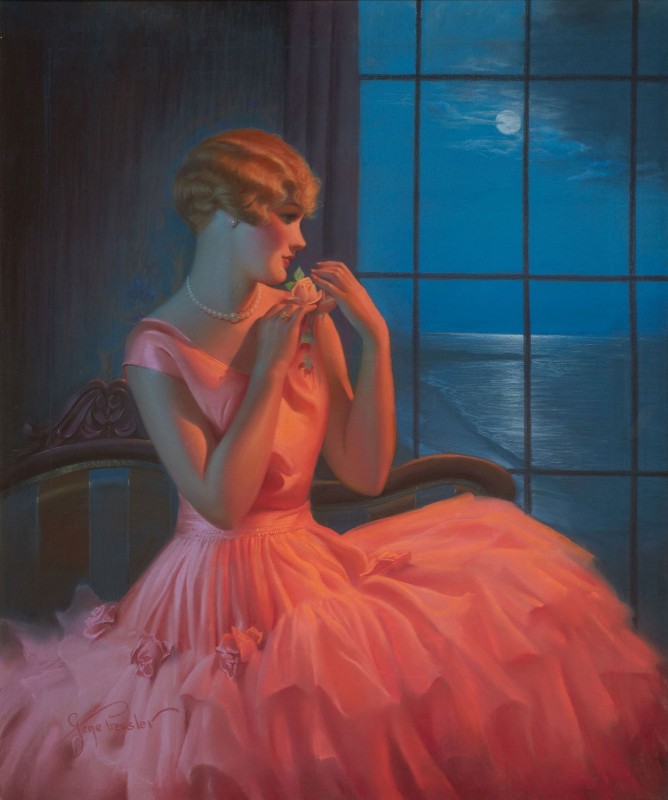 Midnight and You, c.1922, Oil on Canvas
