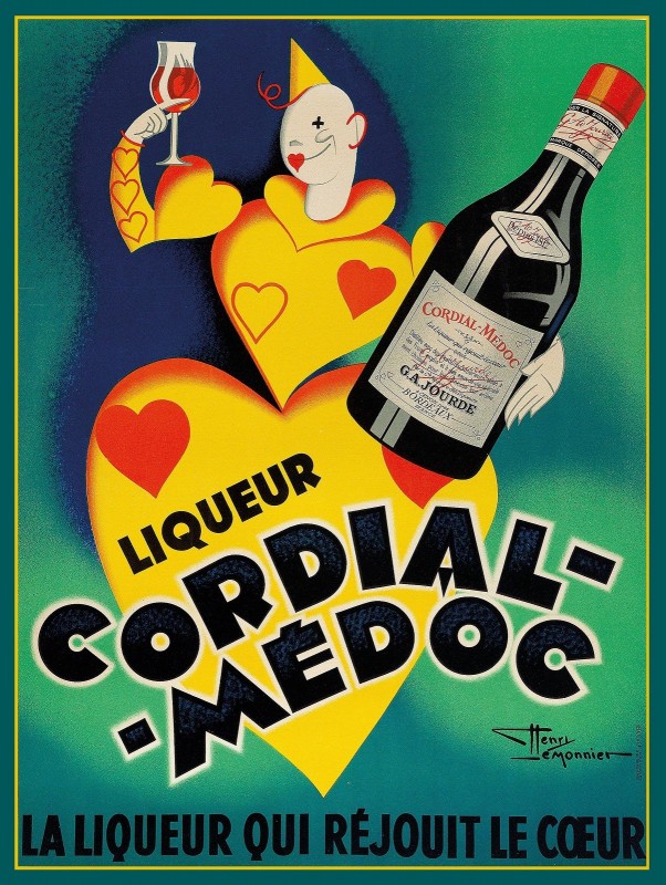 Cordial Medoc, c.1930, Lithograph on Fine Paper