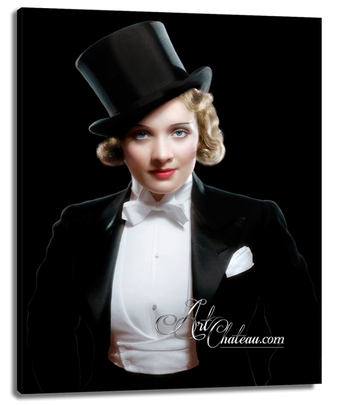 Vintage Hollywood Photograph of Marlene Dietrich