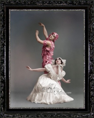 Art Nouveau Ballet Photograph, after Johannes Jaeger