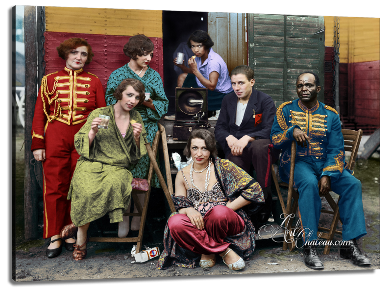 Vintage Photo of Circus Artistes, after August Sander